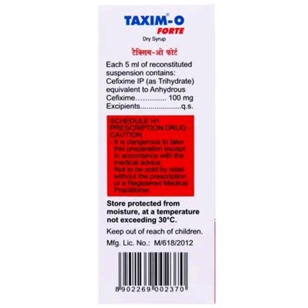Taxim O Forte Dry Syrup(60 ml)