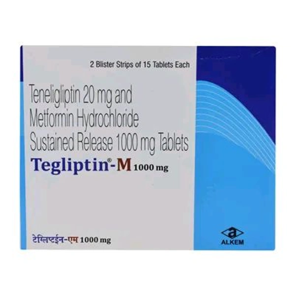 Tegliptin M 1000 Mg Tab(15 Tab)
