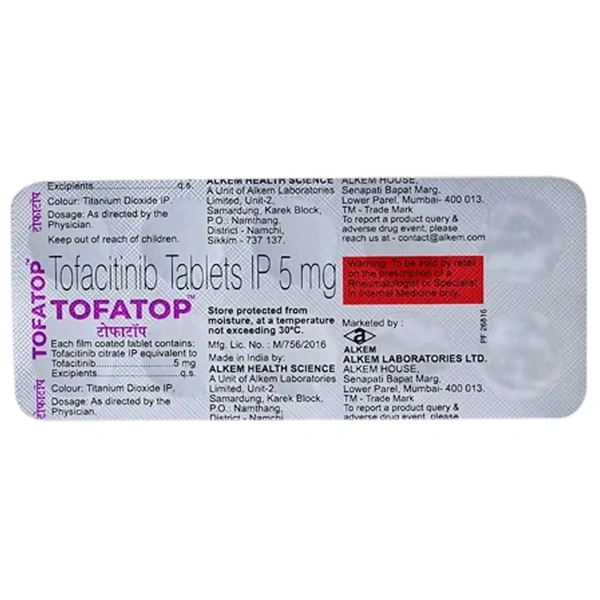 Tofatop 5 Mg Tab(10 Tab)