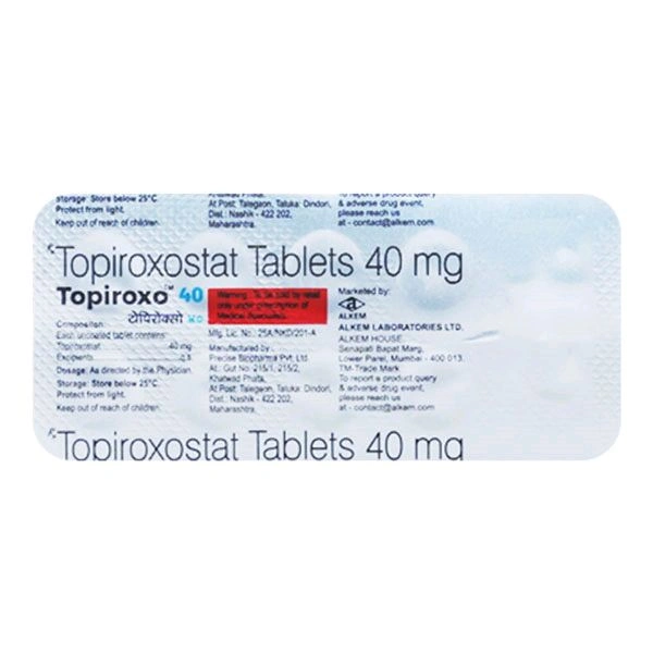 Topiroxo 40 Mg Tab(10 Tab)