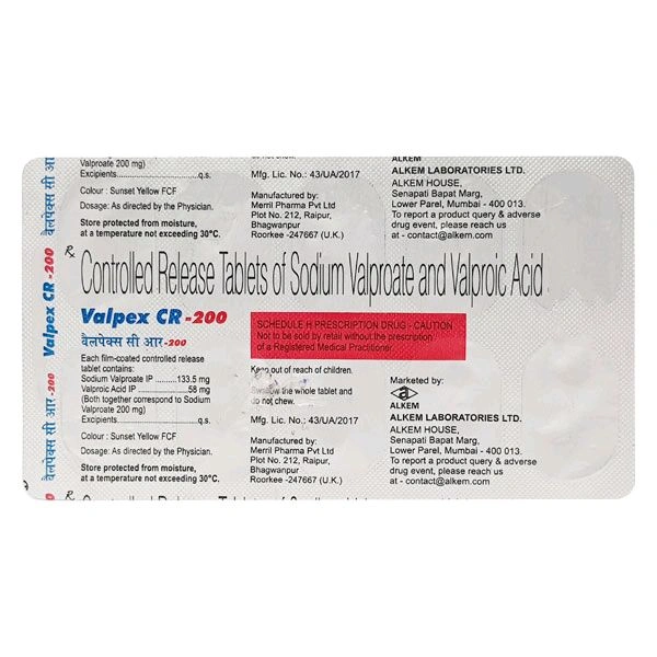 Valpex CR 200 Mg Tab(10 Tab)