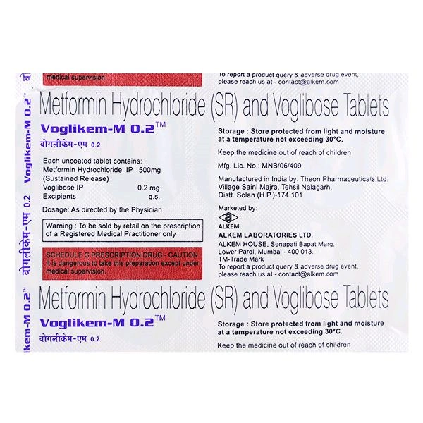 Voglikem M 0.2 Mg Tab(10 Tab)