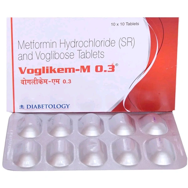 Voglikem M 0.3 Mg Tab(10 Tab)