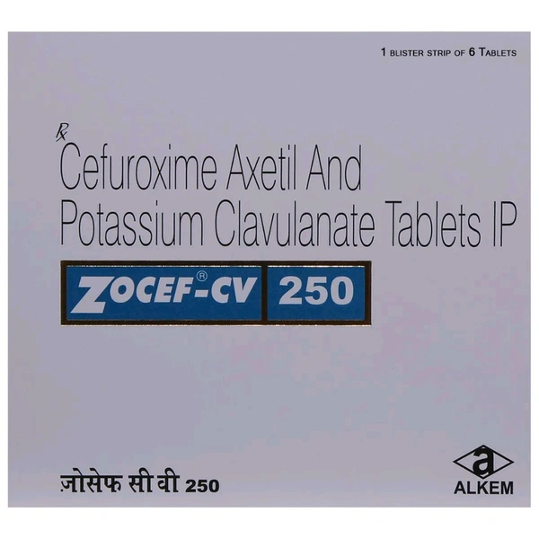 Zocef CV 250 Mg Tab(6 Tab)