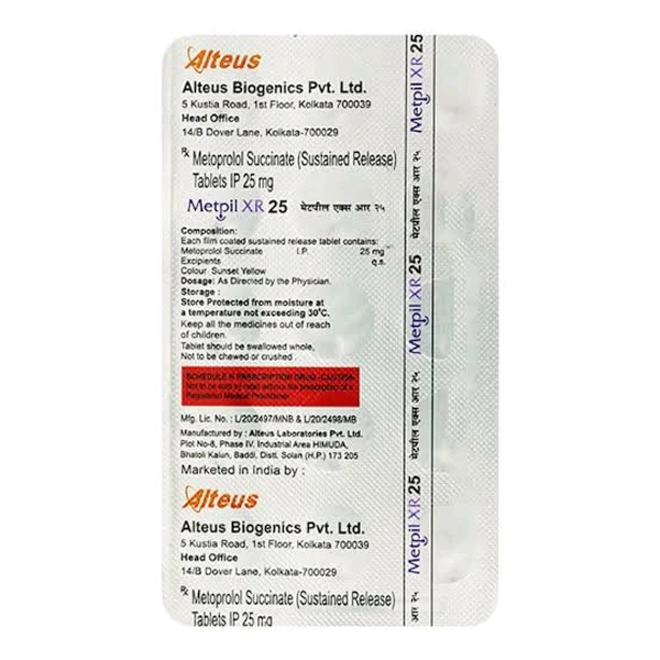 Metpil XR 25Mg Tab (15Tab) 