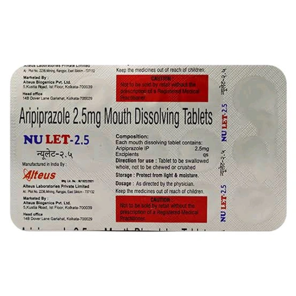 NULET 2.5Mg Tab (15Tab)