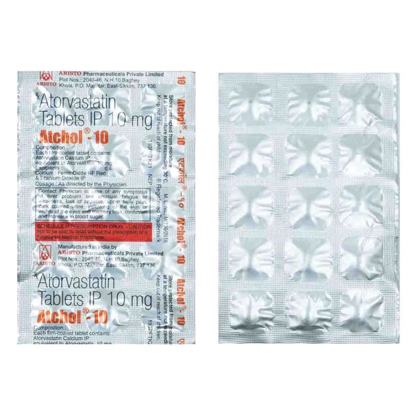 Atchol 10 mg Tab(15 Tab)