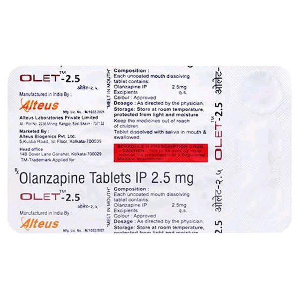 OLET 2.5Mg Tab (15Tab)