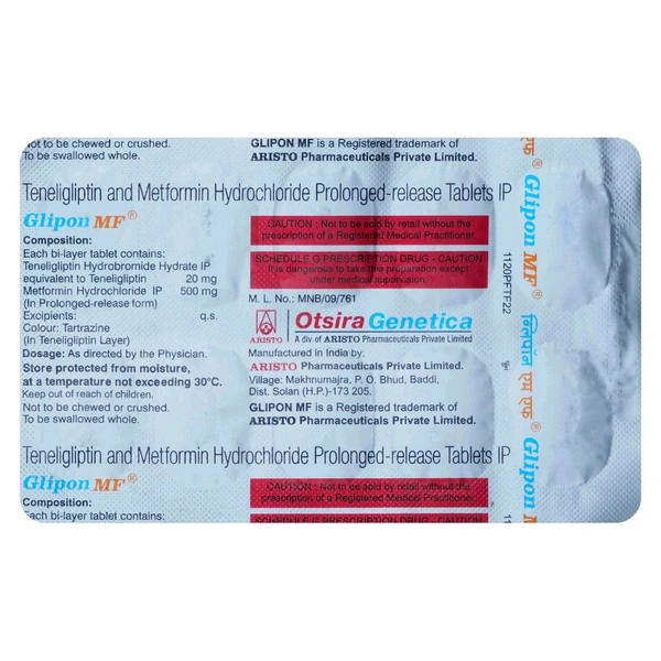 Glipon MF Tab(10 Tab)