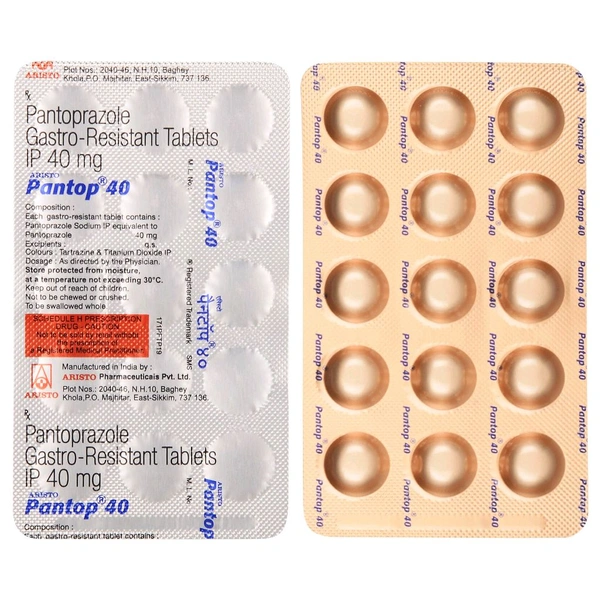Pantop 40 Mg Tab(15 Tab)