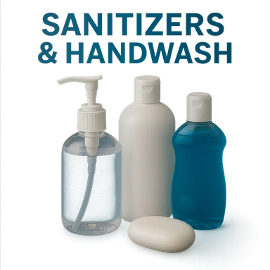 Sanitizers & Handwash