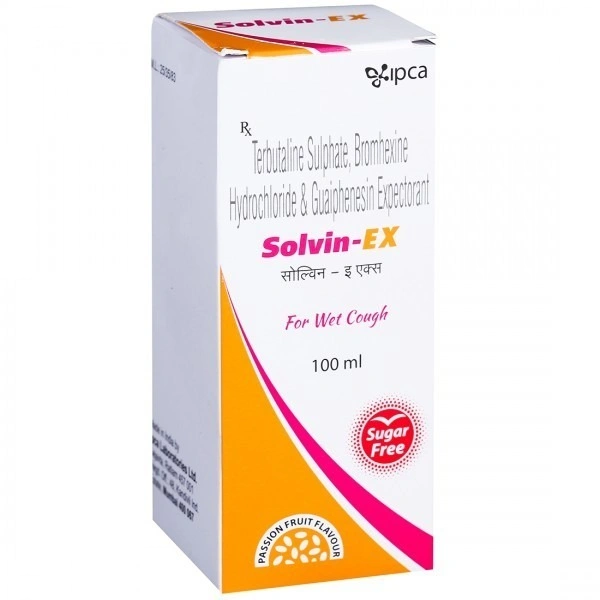 IPCA LABORATORIES Solvin Ex Syrup (100 Ml)