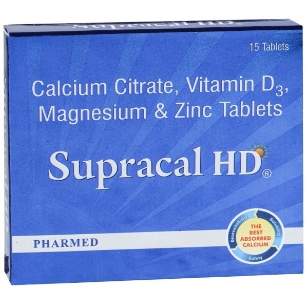 PHARMED MEDICARE PVT LTD Supracal Hd Tab (15 Tab)