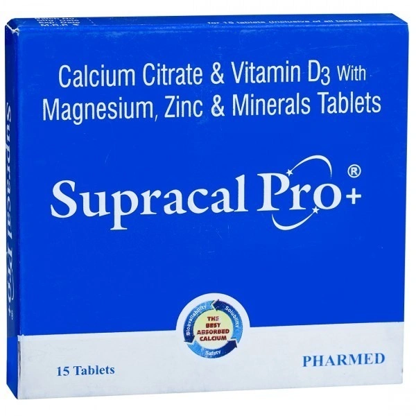 PHARMED MEDICARE PVT LTD Supracal Pro + Tab (15 Tab)