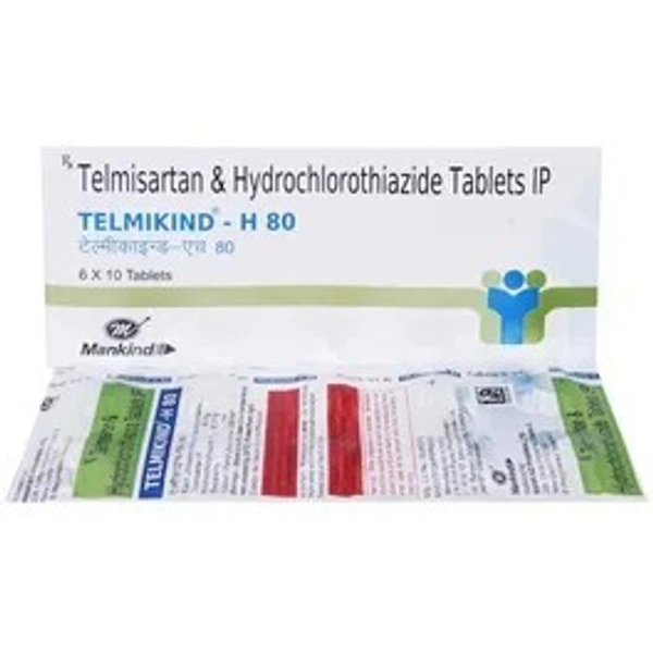MANKIND PHARMA Telmikind H 80Mgtab (10 Tab)