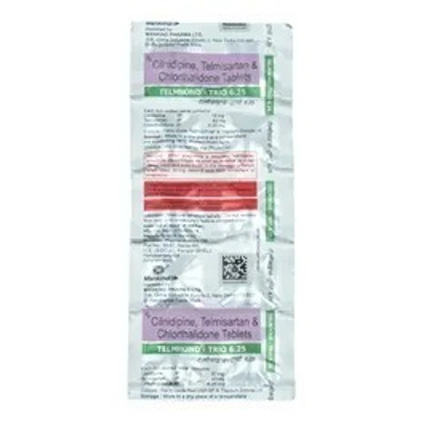 MANKIND PHARMA Telmikind Trio 6.25Mgtab (10 Tab)