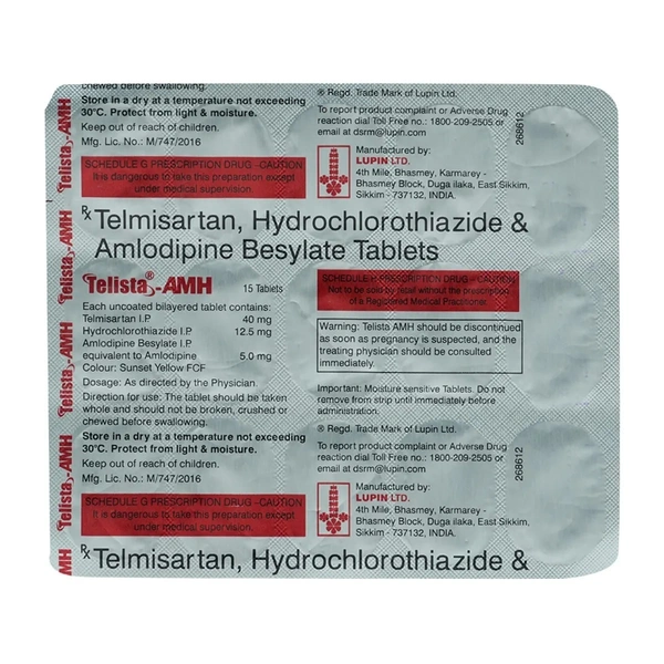 LUPIN Telista Amh 40Mgtab (15 Tab)