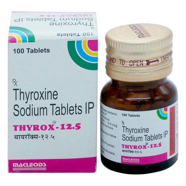 MACLEODS PHARMACEUTICALS Thyrox 12.5Mgtab (100 Tab)