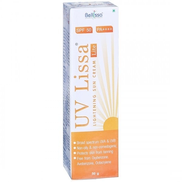 BELLISSA PHARMACETUCALS PVT.LT Uv Lissa Lite Spf 50 Lightening Suns Cream (50 Gm)