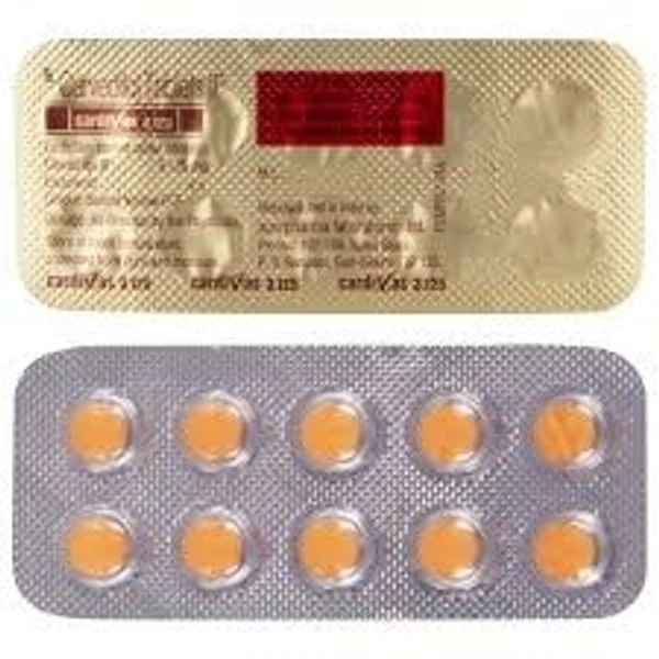 SUN PHARMA Cardivas 3.125Mgtab (10 Tab)