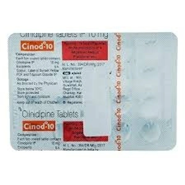 Ajanta Pharma Limited Cinod 10Mgtab (15 Tab)
