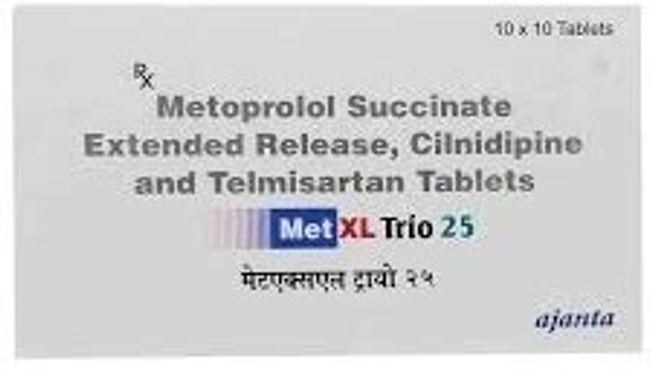 Ajanta Pharma Limited Met Xl Trio 25Mgtab (15 Tab)
