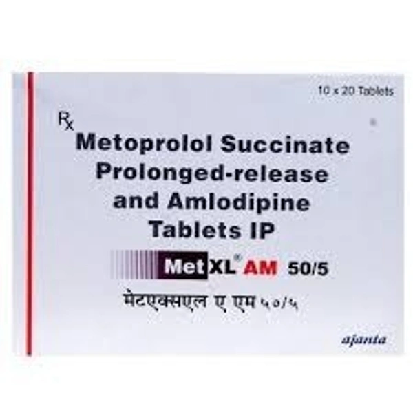 Ajanta Pharma Limited Met Xl Am 50/5Mgtab (15 Tab)