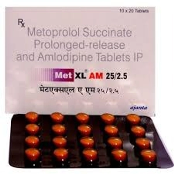 Ajanta Pharma Limited Met Xl Am 25/2.5Mgtab (15 Tab)