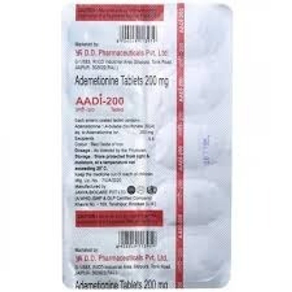 D.D. PHARMACEUTICALS Aadi 200Mg Tab (10 Tab)
