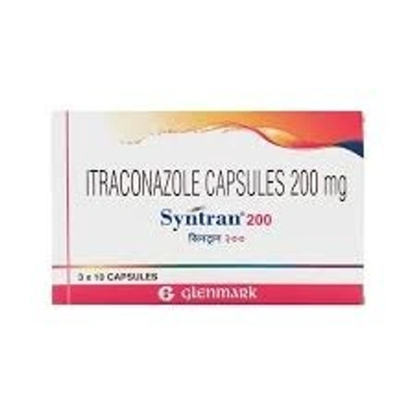 GLENMARK Syntran 200Mg Cap (10 Cap)