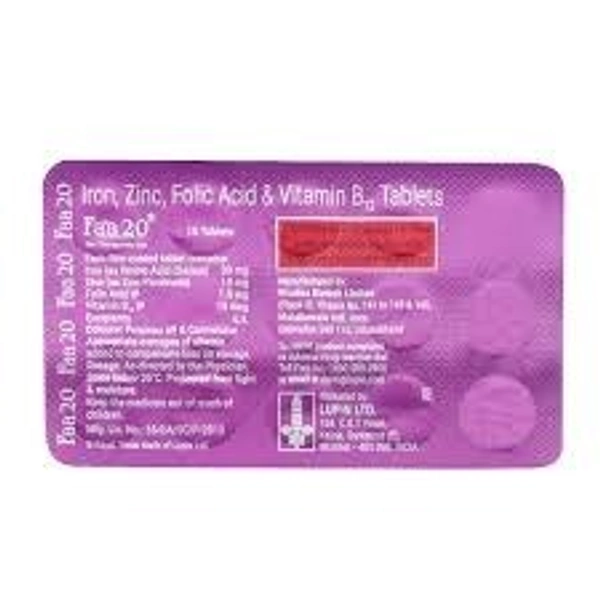 LUPIN Faa 20Mgtab (15 Tab)