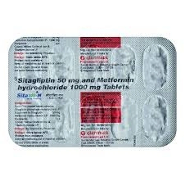 GLENMARK Sitazit M 50/1000Mgtab (10 Tab)