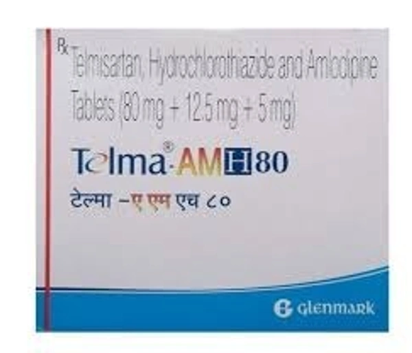 GLENMARK Telma Am H 80Mgtab (15 Tab)