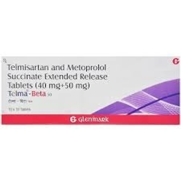 GLENMARK Telma Beta 50Mg Tab (10 Tab)