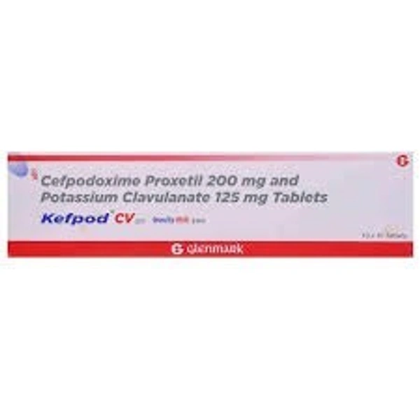 GLENMARK Kefpod Cv 200Mgtab (10 Tab)