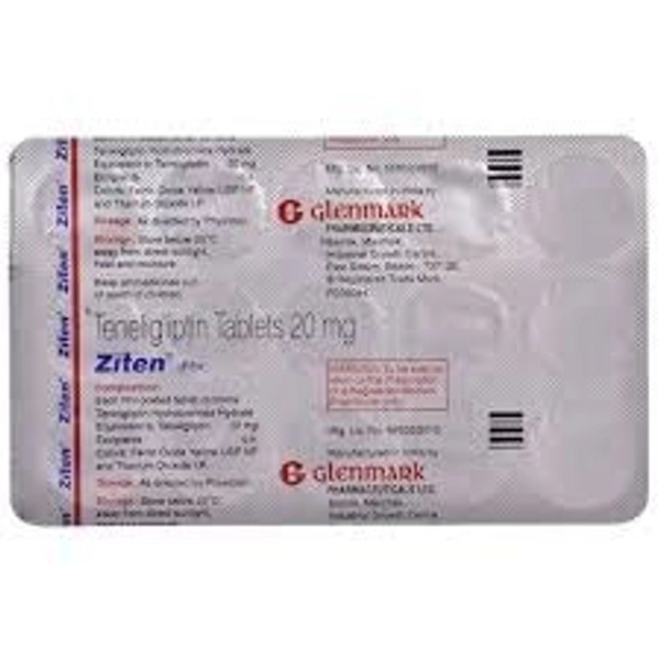 GLENMARK Ziten 20Mgtab (15 Tab)