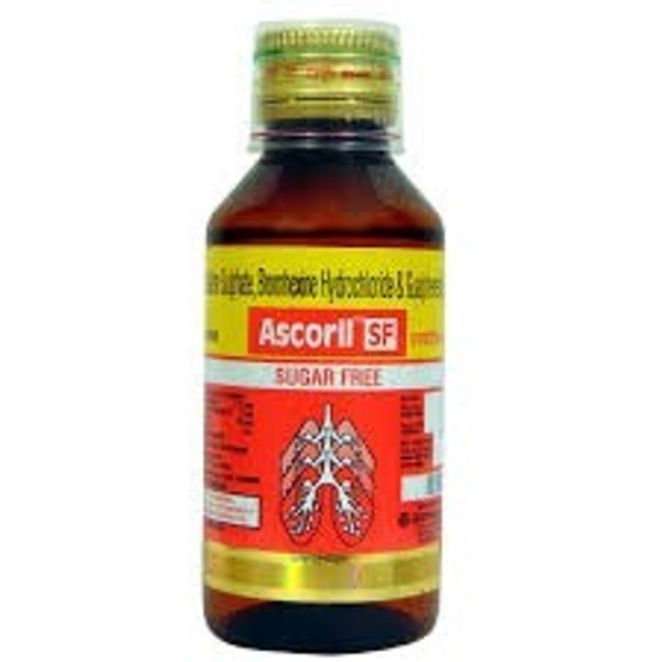 GLENMARK Ascoril Sf Syrup (100 Ml)