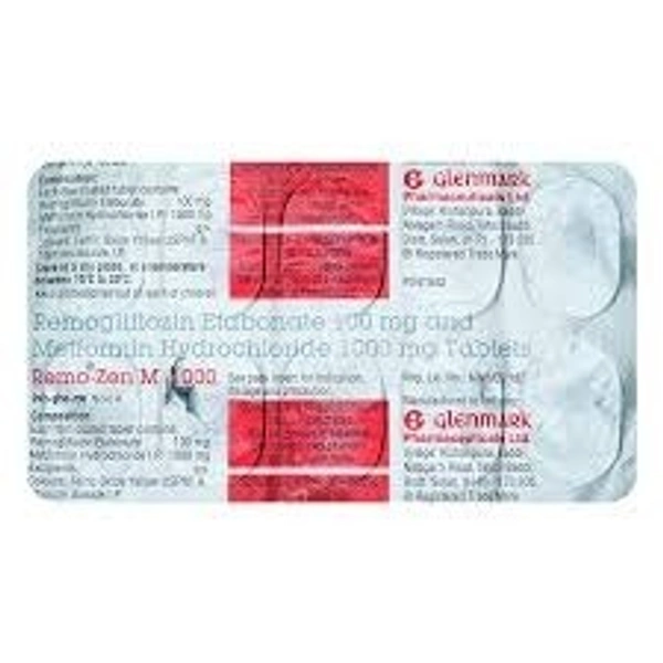 GLENMARK Remozen M 1000Mgtab (10 Tab)