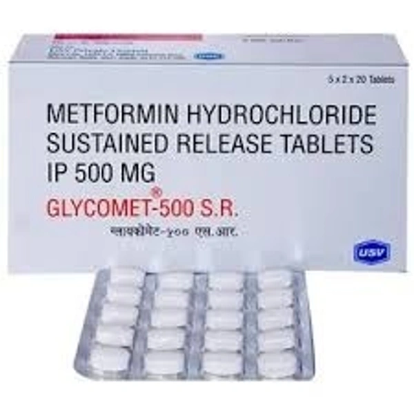 GLENMARK Xmet Sr 500Mgtab (15 Tab)