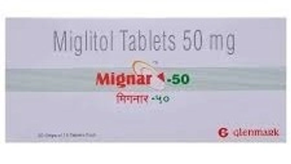 GLENMARK Mignar 50Mgtab (15 Tab)