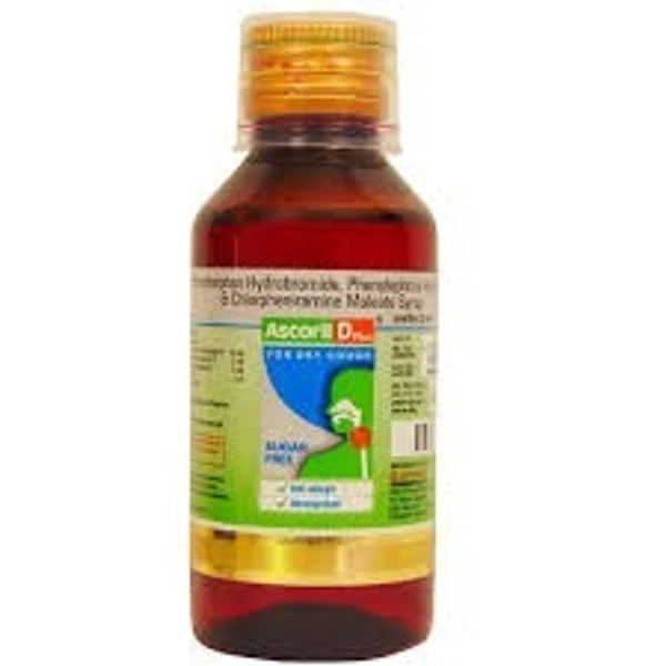 GLENMARK Ascoril D Plus Syrup (100 Ml)