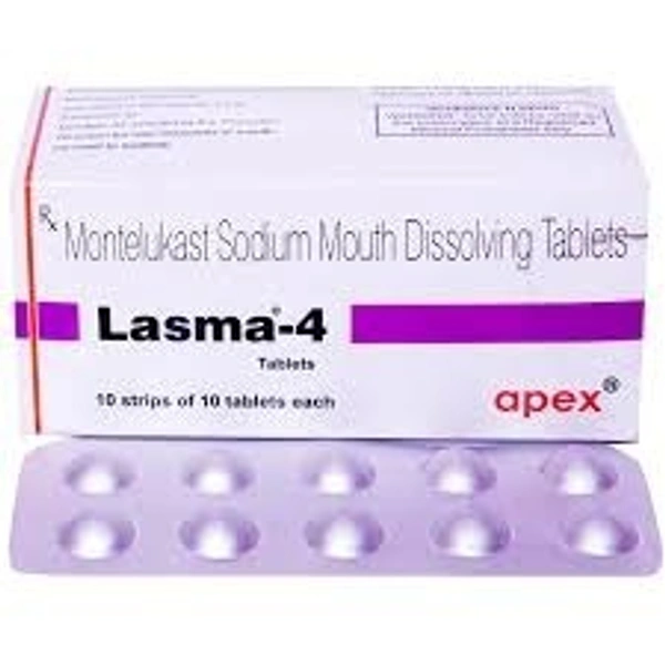 Apex Laboratories Lasma  4Mgtab (10 Tab)