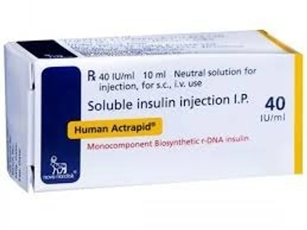 HUMAN ACTRAPID 40MG INJ (10 ML)