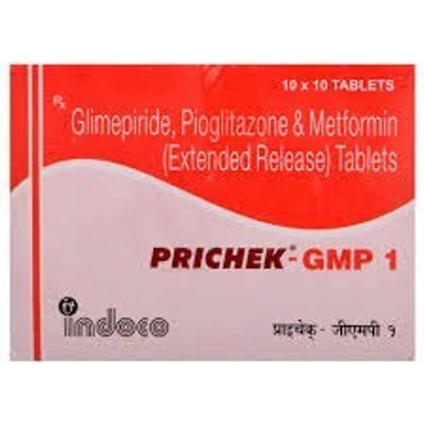 INDOCO  REMEDIES Prichek Gmp 1Mgtab (15 Tab)
