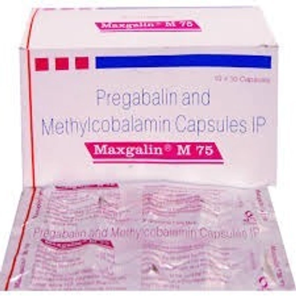 SUN PHARMA Maxgalin M 75Mg Cap (15 Cap)