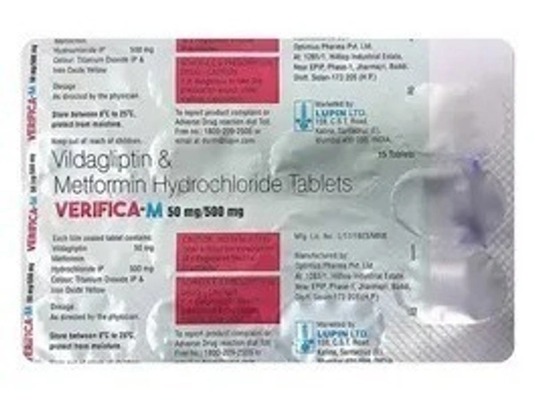 LUPIN Verifica M 50/ 500Mgtab (15 Tab)
