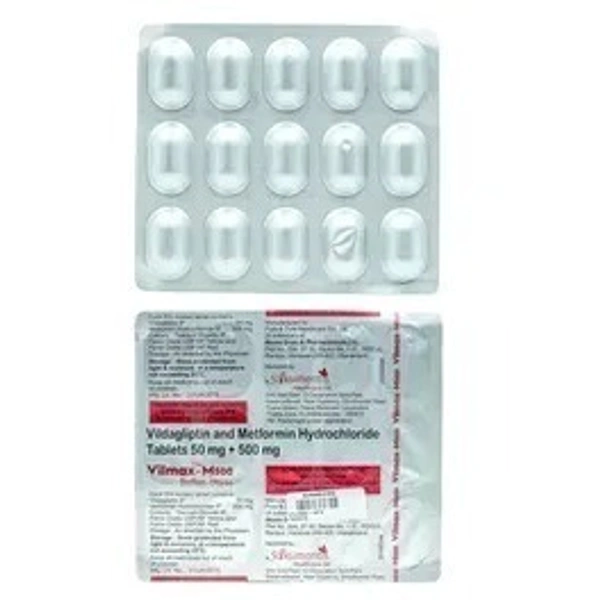 Akumentis Healthcare Ltd Vilmax M 500Mgtab (15 Tab)