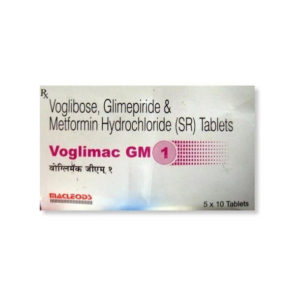 MACLEODS PHARMACEUTICALS Voglimac Gm 1Mgtab (10 Tab)