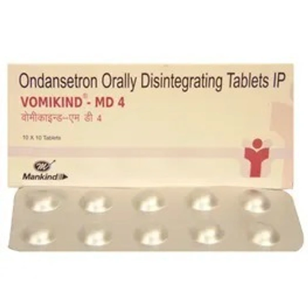 MANKIND PHARMA Vomikind Md 4Mgtab (10 Tab)