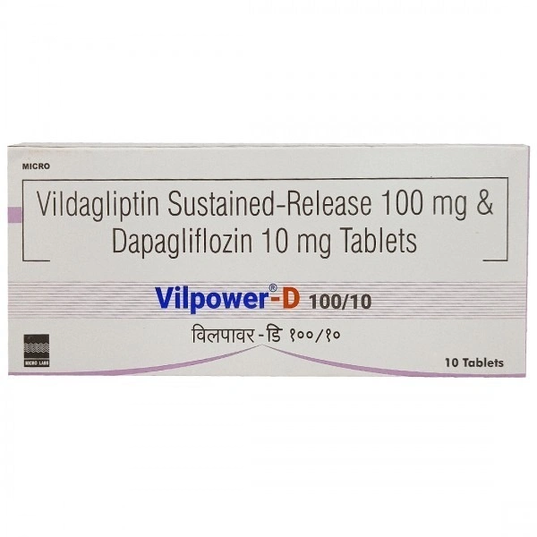 MICRO LABS Vilpower D 100/10Mg Tab (10 Tab)